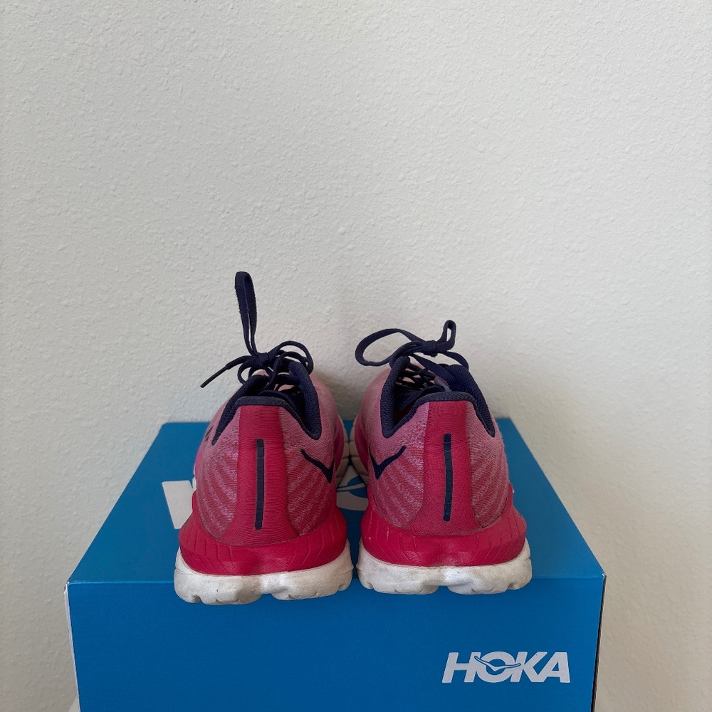 WOMENS HOKA MACH 5 running shoes size 7.5 - Picture 5 of 8